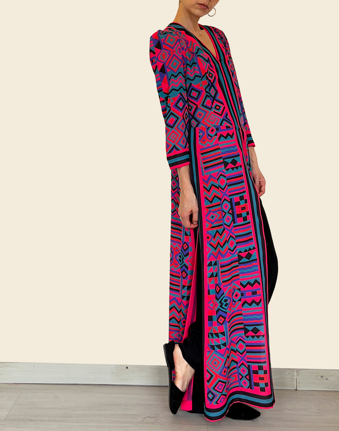 Túnica Donna África/Negro