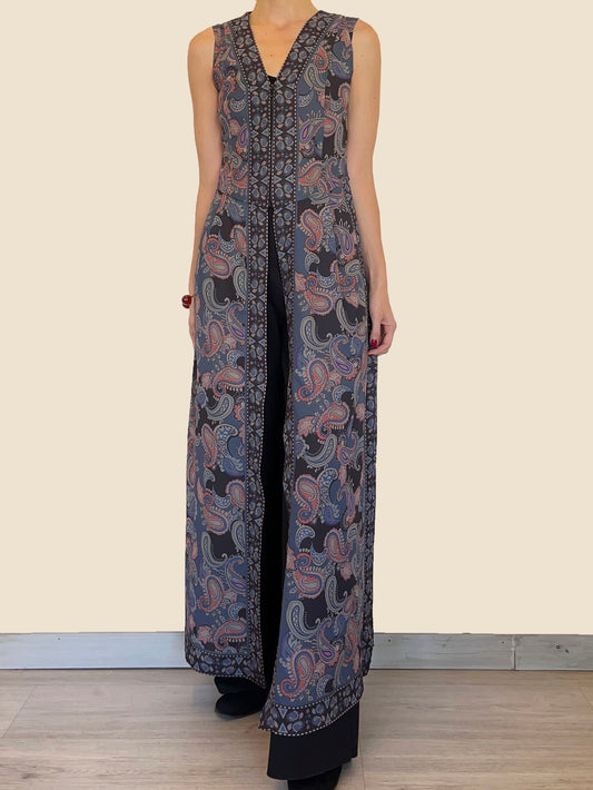 Chaleco Donna Boho Azules.