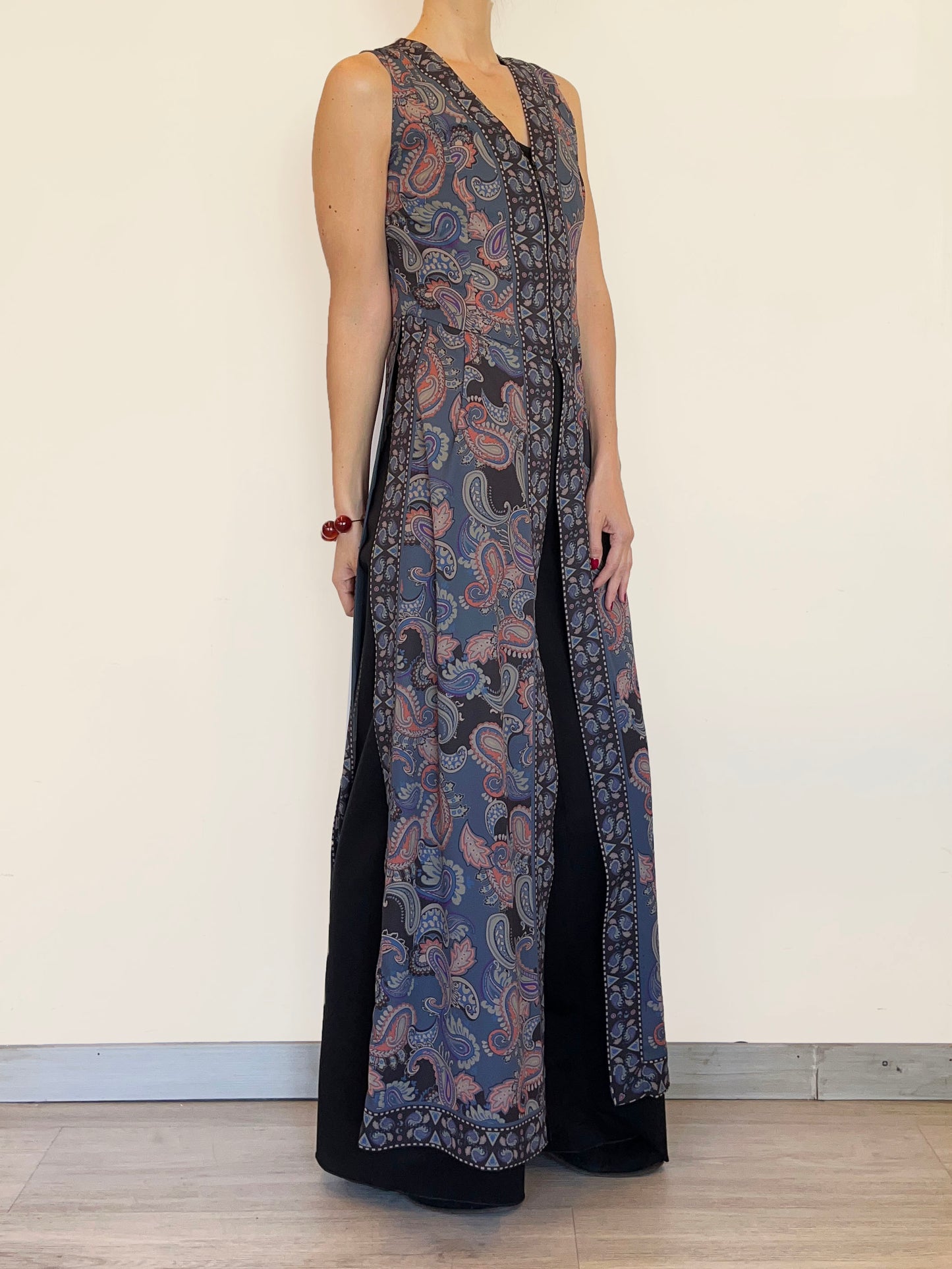 Chaleco Donna Boho Azules.