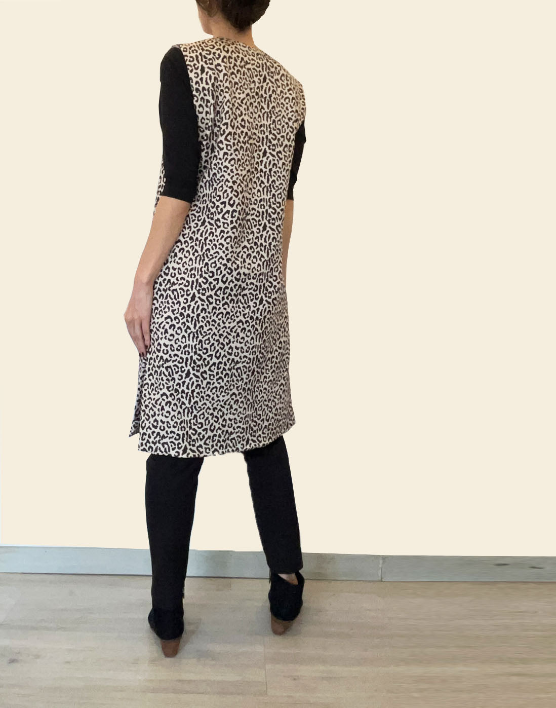 Chaleco Plata Animal Print