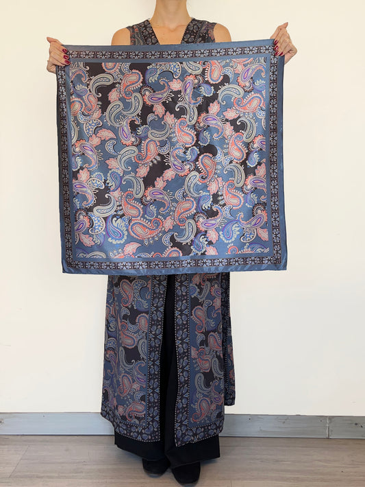 Pañuelo Boho Azules