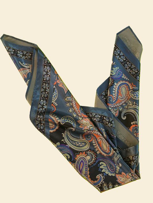 Pañuelo Boho Azules