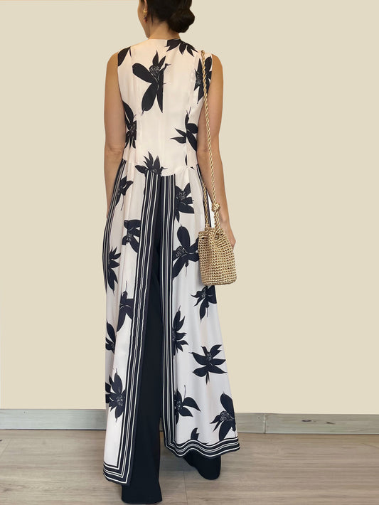 Chaleco Donna Silueta Negra