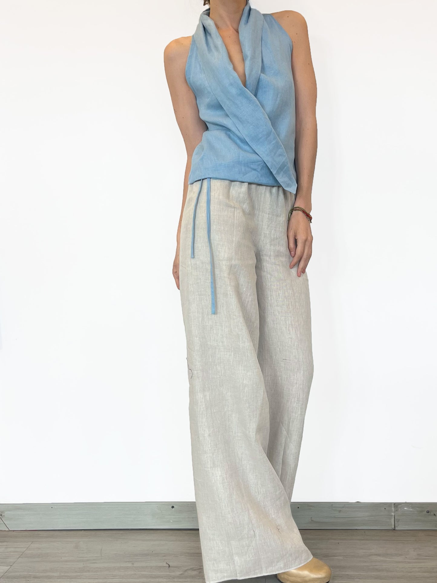 Pantalón Japon Lino Natural
