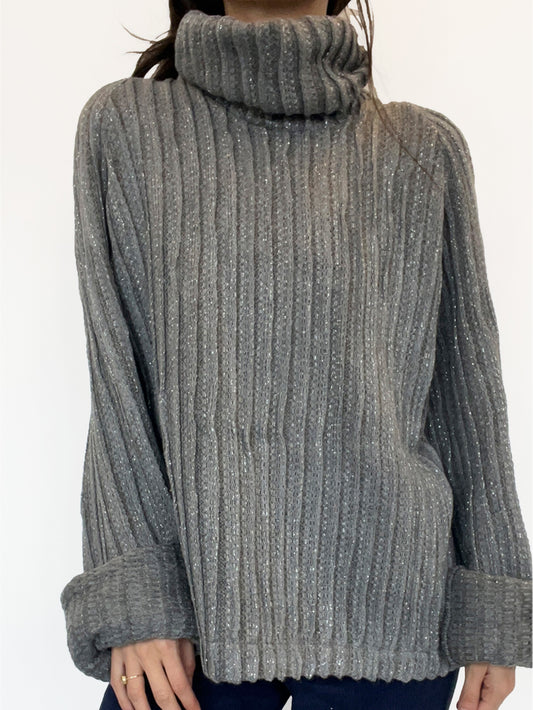 Buzo Tokio 3 Gris Brillos