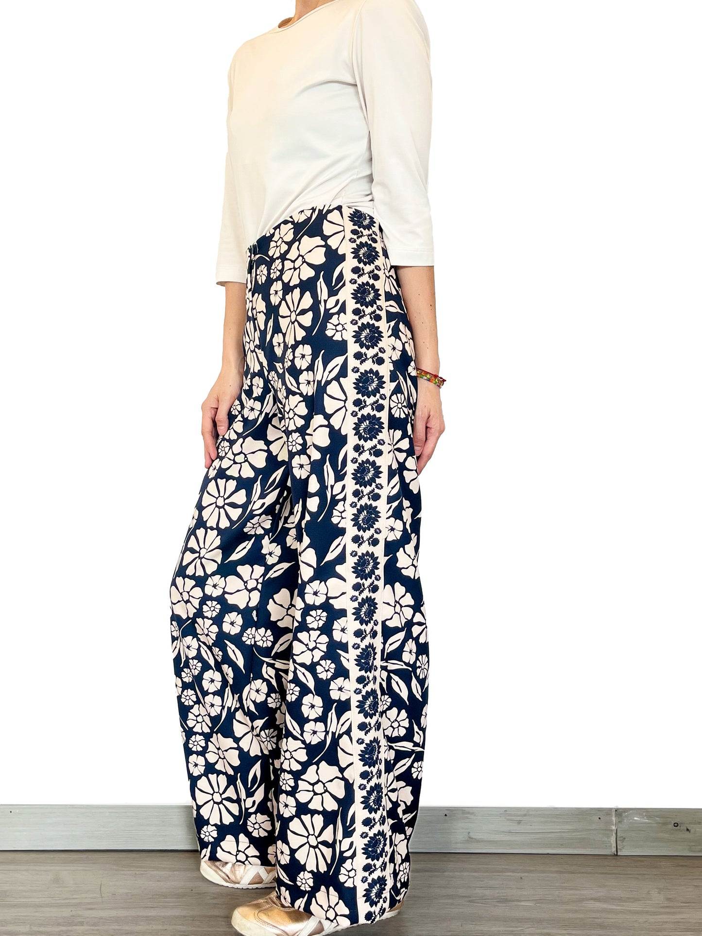 Pantalón Suit Hippie Happy Azul