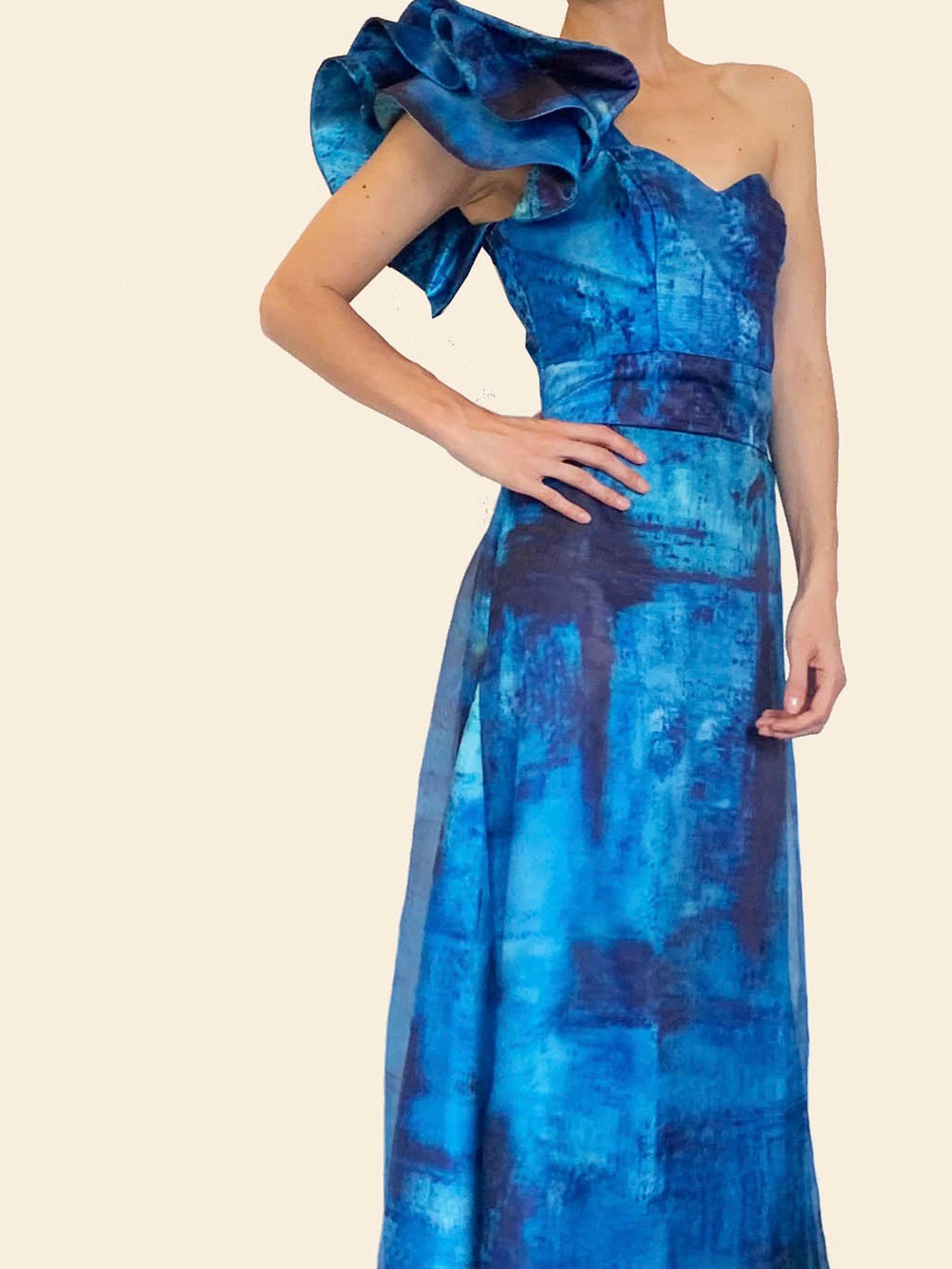 Falda  y Top Arandela Estampado Arból Perú