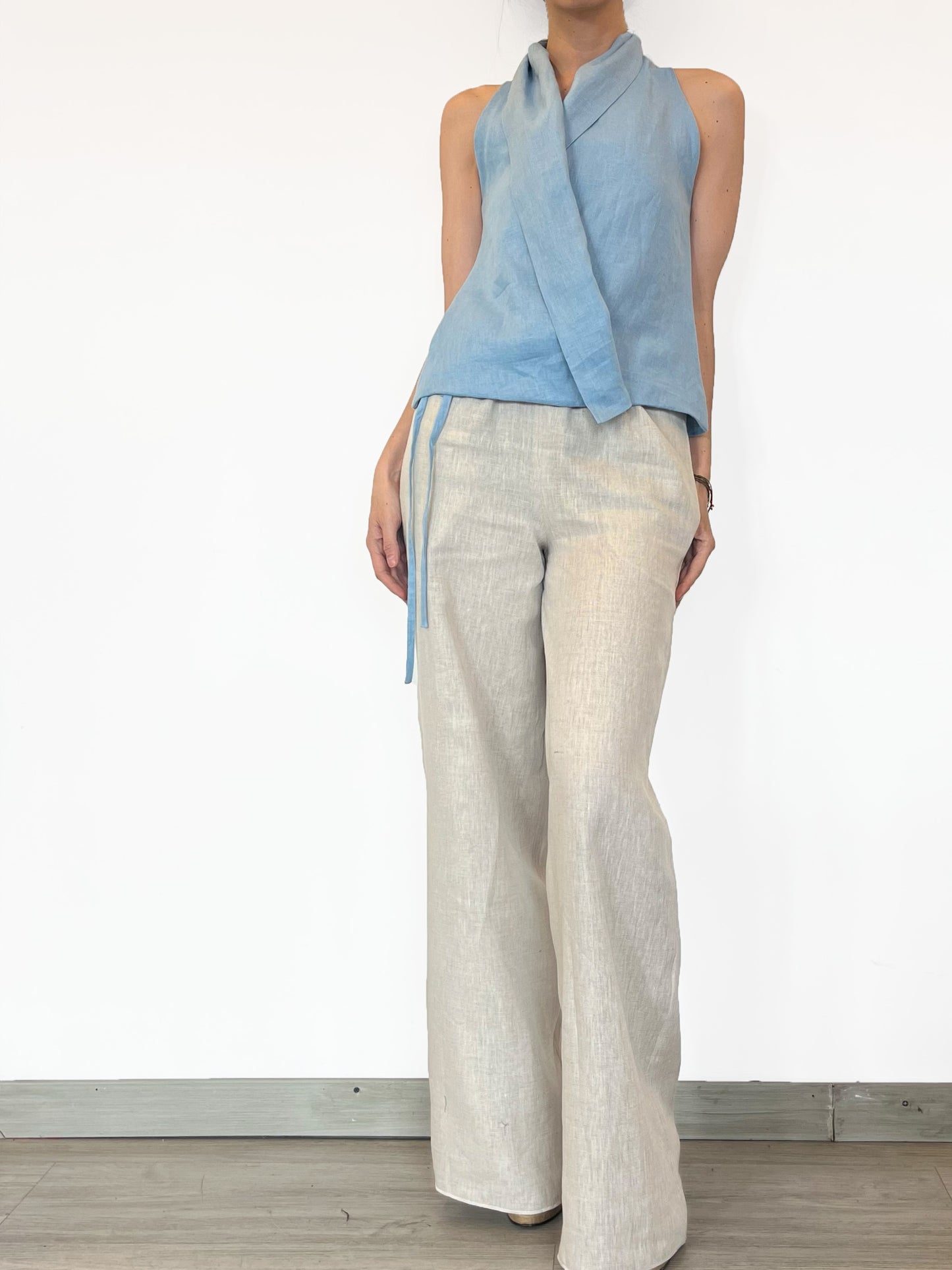 Pantalón Japon Lino Natural