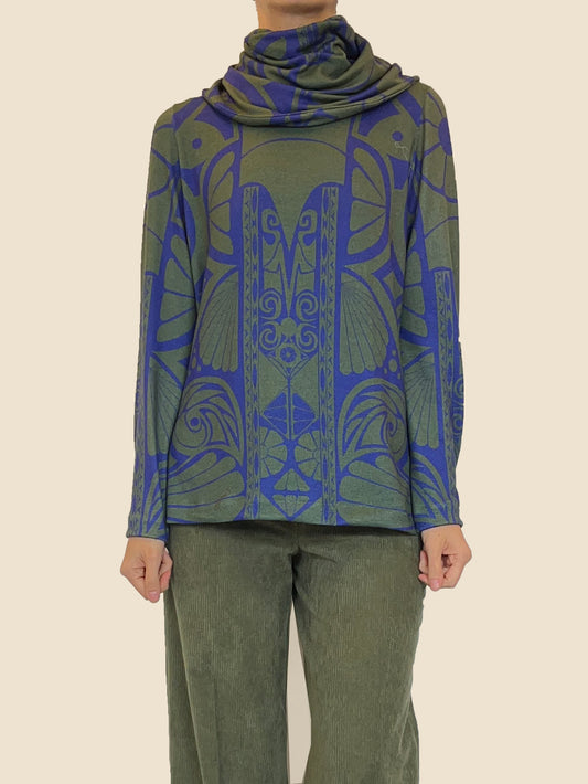 Saco Salua Verde-Morado