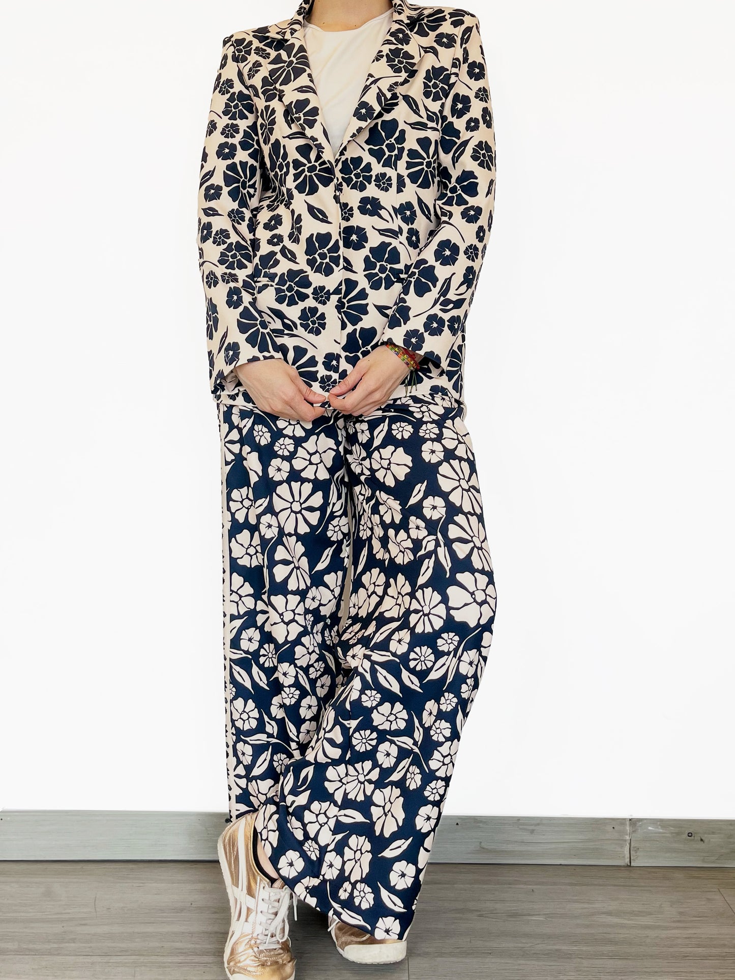 Pantalón Suit Hippie Happy Azul