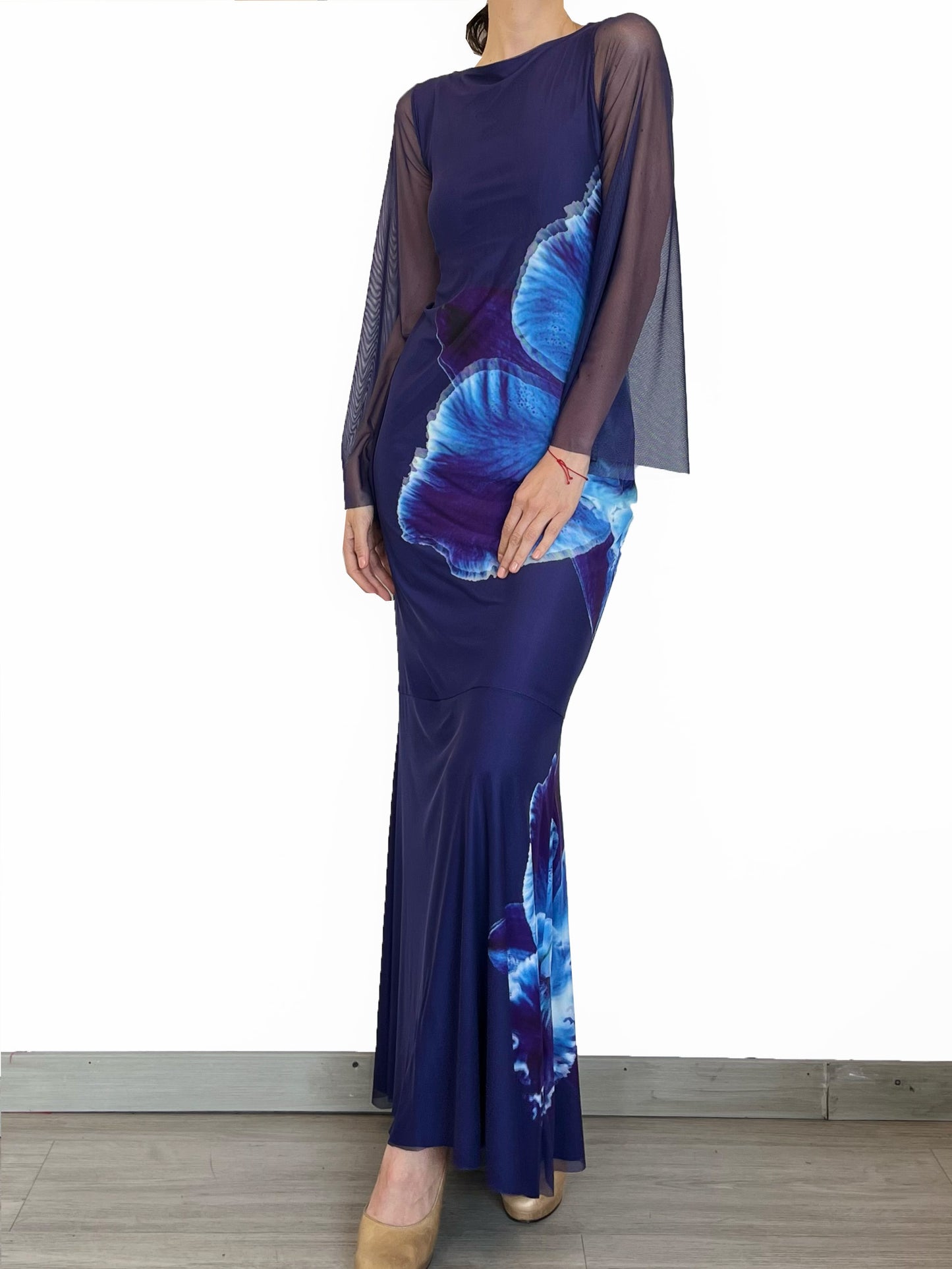 Vestido Orquídea Azul